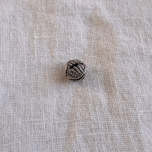 Pandora Pave Majestic Feathers Charm - Picture 1 of 5